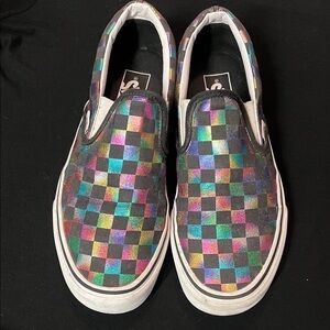 Vans Multicolor Checkered Slip-On Sneakers